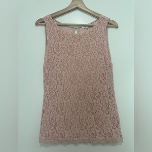 Babaton lace top with peak-a-boo back (small)